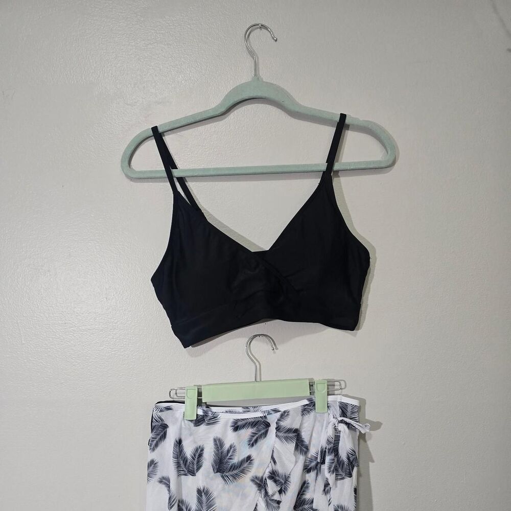 NWT 15Y Black and White Bikini